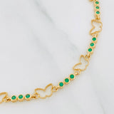 Bracelet Halo Mariposa 5.15g / 7 in / 2.7mm Yellow Gold 18K