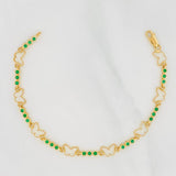 Bracelet Halo Mariposa 5.15g / 7 in / 2.7mm Yellow Gold 18K