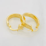 Candongas Tribal 2.3g / 3/4 in Oro Amarillo 18K
