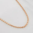 Cadena Militar Media Luna 4.7g / 16 in / 1.73mm Oro Rosa 18K