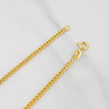 Pulso Cubano 1.5g / 7 3/4 in / 2.06mm Oro Amarillo 18K