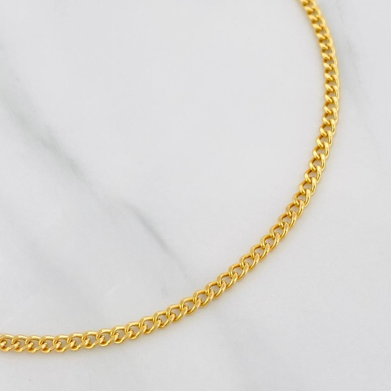 Pulso Cubano 1.5g / 7 3/4 in / 2.06mm Oro Amarillo 18K
