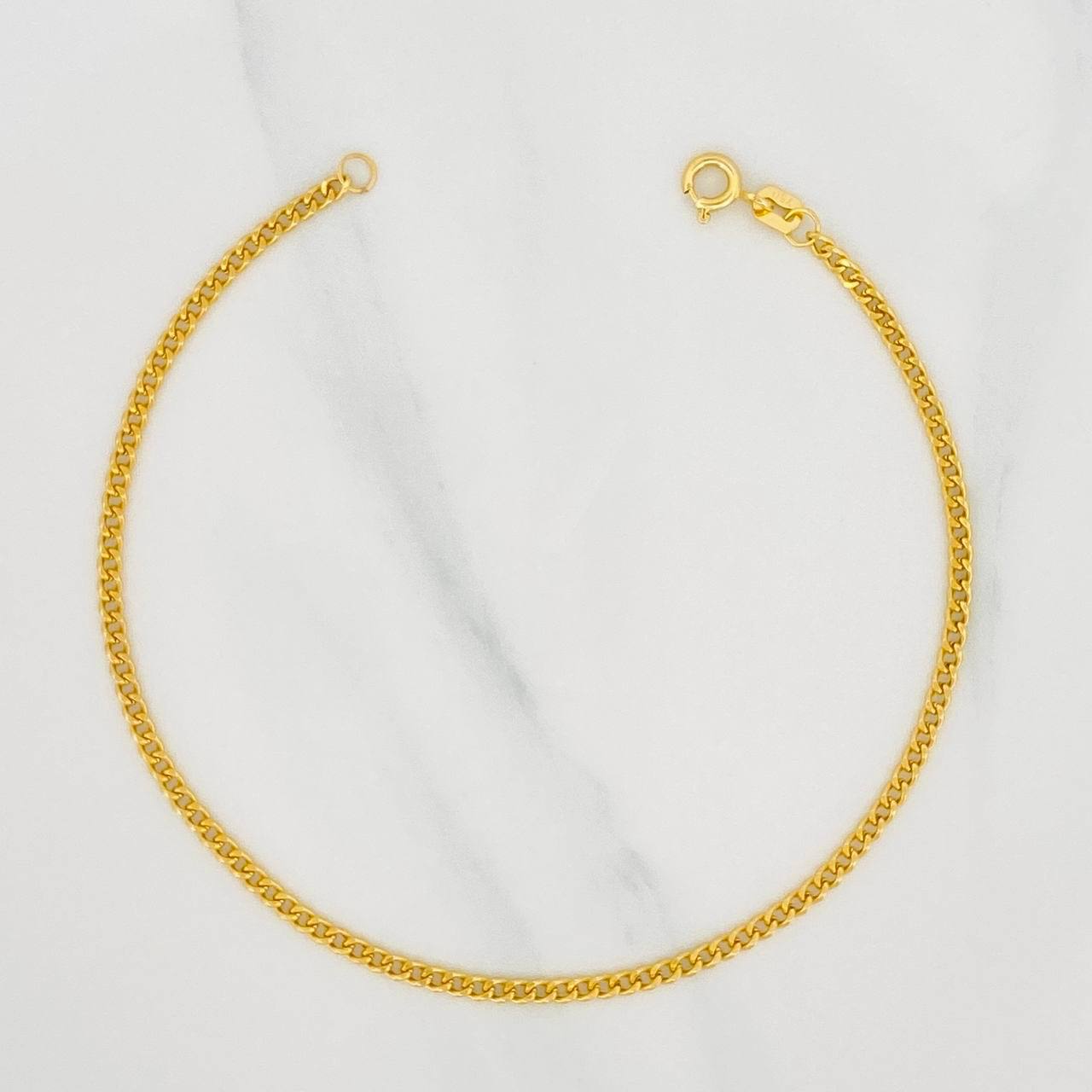 Pulso Cubano 1.5g / 7 3/4 in / 2.06mm Oro Amarillo 18K