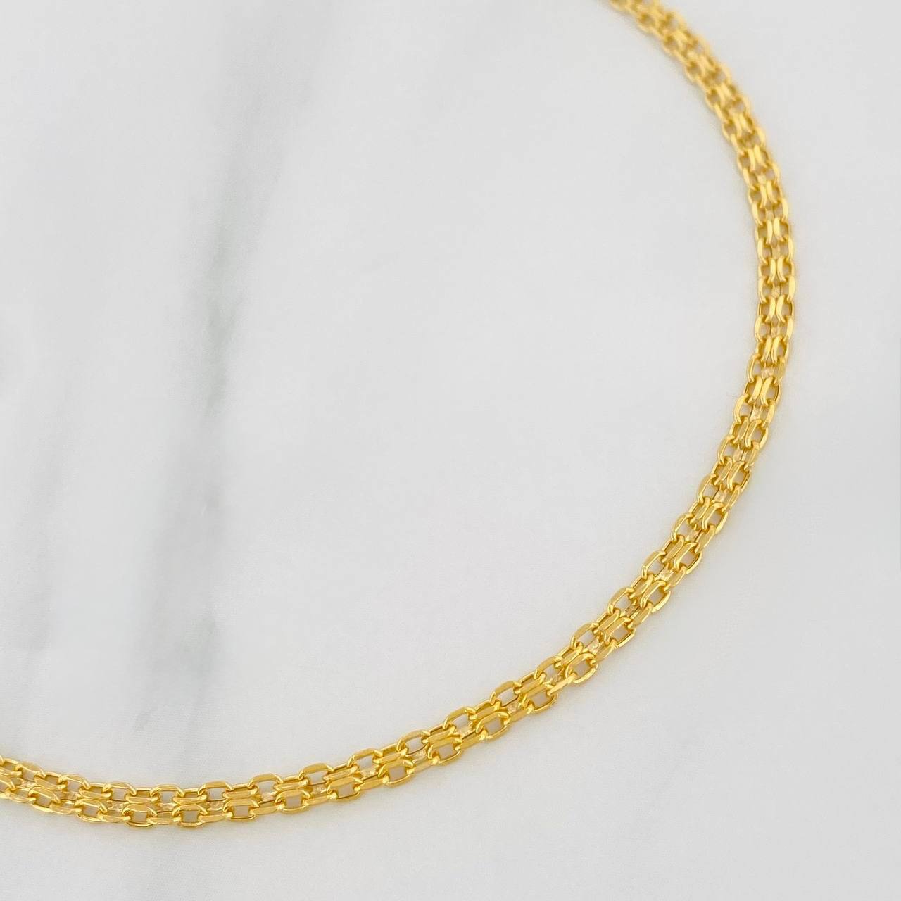 Pulso Chino 1.4g / 7 1/2 in / 2.32mm Oro Amarillo 18K
