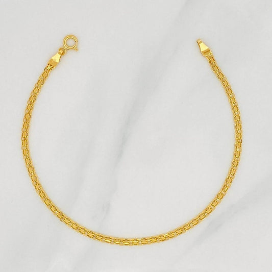 Pulso Chino 1.45g / 7 1/2 in / 2.43mm Oro Amarillo 18K