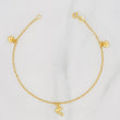 Tobillera Rolo Figuras 3.1g / 9 1/2 in / 1.82mm Oro Amarillo 18K
