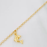 Tobillera Rolo Figuras 3.1g / 9 1/2 in / 1.82mm Oro Amarillo 18K