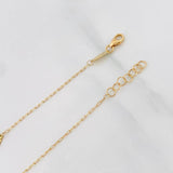 Alternating Rhombus Box Anklet 1.65g / 9 3/4 in / 0.85mm 18K Yellow Gold