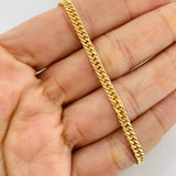Pulso Cubano 3.05g / 7 1/2 in / 3.59mm Oro Amarillo 18K