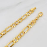 Pulso Figaro 4.25g / 7 1/2 in / 5.48mm Oro Amarillo 18K