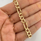 Pulso Figaro 5.75g / 7 3/4 in / 6.66mm Oro Amarillo 18K