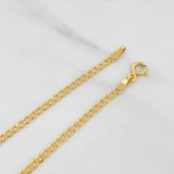 Pulso Cubano 1.45g / 7 3/4 in / 2.15mm Oro Amarillo 18K