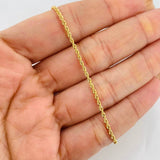 Pulso Lazo 0.75g / 7 in / 1.53mm Oro Amarillo 18K