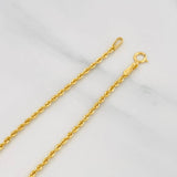 Pulso Lazo 0.65g / 6 3/4 in / 1.55mm Oro Amarillo 18K