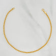 Tobillera Lazo 1.5g / 9 1/2 in / 2.03mm Oro Amarillo 18K
