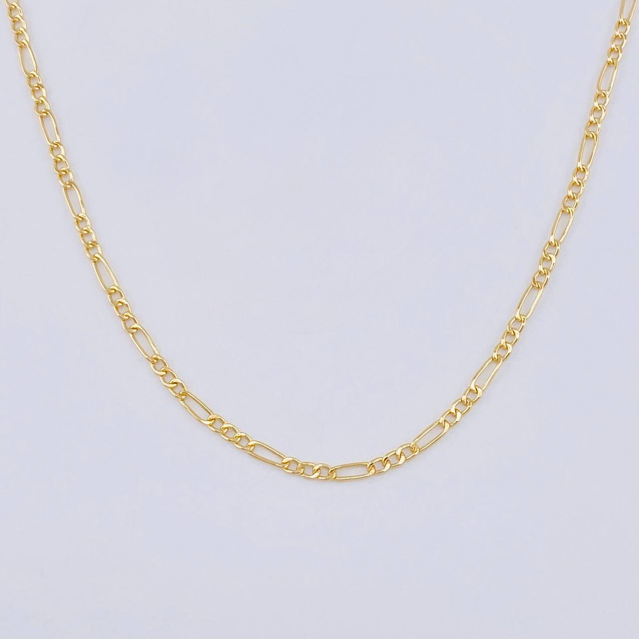 Figaro Chain 2.1 g / 19 3/4 in / 1.9 mm 18K Yellow Gold