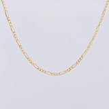 Cadena Figaro 1.45 g / 17 3/4 in / 1.8 mm Oro Amarillo 18K