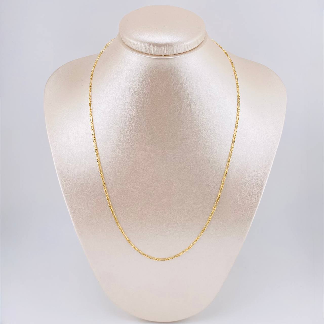 Cadena Figaro 1.65g / 50cm / 1.95mm Oro Amarillo 18K