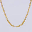 Ice Chain 20 g / 23 3/4 in / 3.2 mm Two-Tone Yellow White 18K Gold