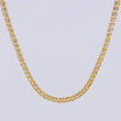 Cadena Ice 19.05g / 60cm / 3.1mm Dos Oros Amarillo Blanco 18K