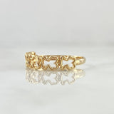 TS Bear Ring Silhouette 1.55gr / Size 7 / Smooth 18K Yellow Gold ©