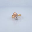 You and Me Ring 1.95gr / Size 7 3/4 / 18K Gold &