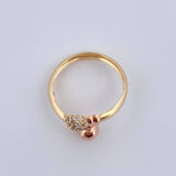You and Me Ring 1.6gr / Size 6 1/4 / 18K Gold $