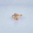 You and Me Ring 1.75gr / Size 8 / 18K Gold &