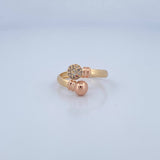 You and Me Ring 1.7gr / Size 7 3/4 / 18K Gold &