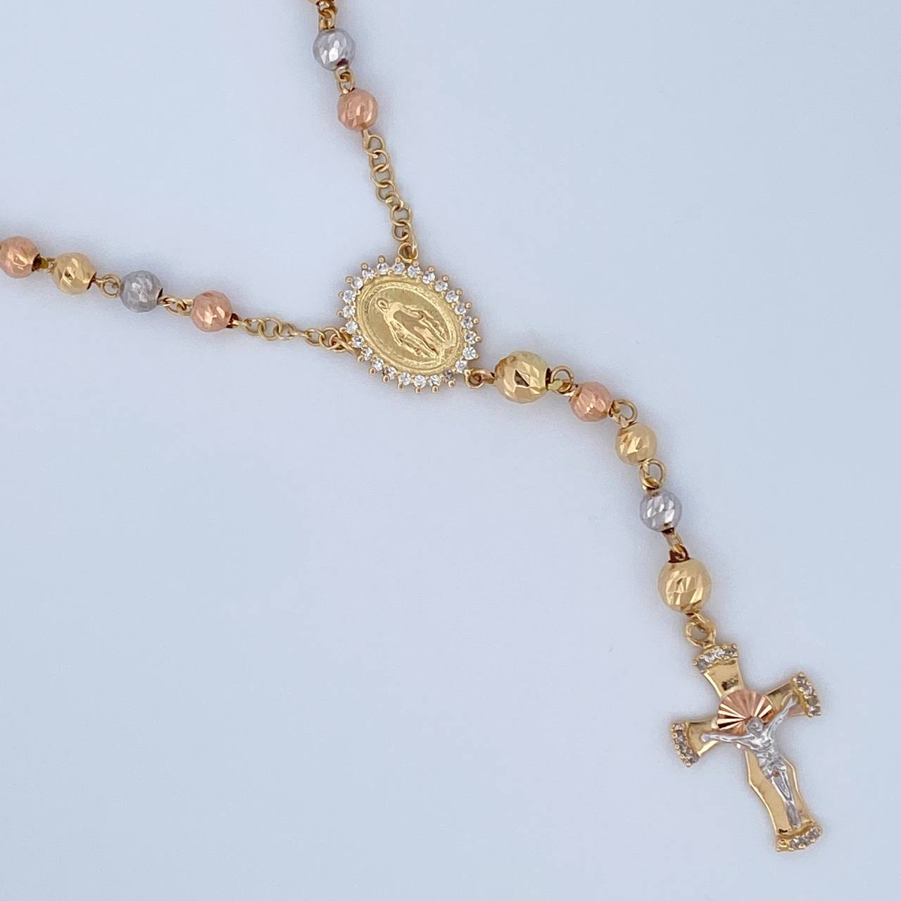 Miraculous Virgin Rosary 13.25gr / 58cm / 18K Gold &