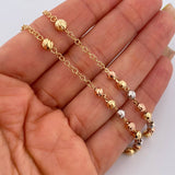 Miraculous Virgin Rosary 13.25gr / 58cm / 18K Gold &
