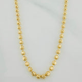 Cadena Militar Media Luna 10g / 20 in / 3mm Oro Amarillo 18K