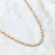 Rustic Chain Spike 11.3gr / 60cm / 4mm Diamond Cut 18K Rose Gold ©