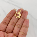Dije Estrella de david 1.1g / 1 in Oro Amarillo 18K