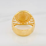 Anillo Corona 7.25g / T10 Tres Oros 18K