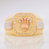 Anillo Corona Correa 7.7g / T11 1/4 Tres Oros 18K