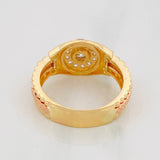 Halo Strap Ring 7.6g / T10 Two-Tone Yellow Rose Gold 18K