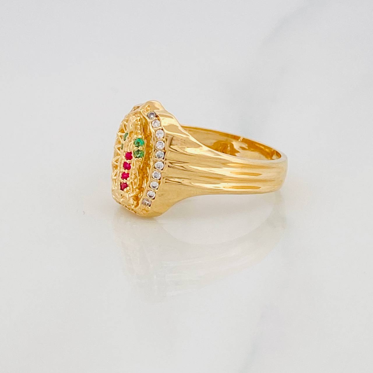 Anillo Virgen Guadalupe 4.15g / T6 1/2 Oro Amarillo 18K