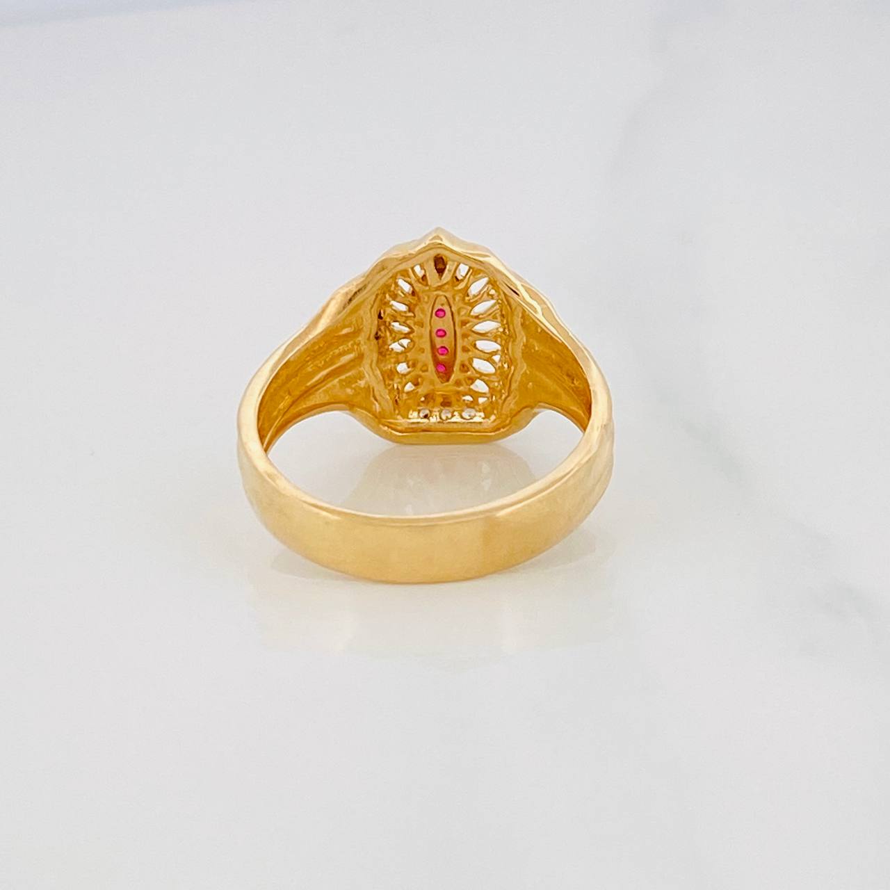 Anillo Virgen Guadalupe 4.15g / T6 1/2 Oro Amarillo 18K