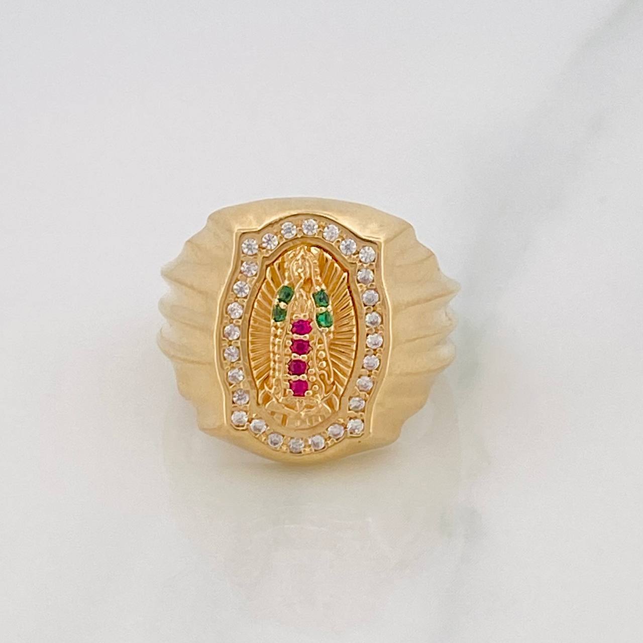Anillo Virgen Guadalupe 6.3g / T6 3/4 Oro Amarillo 18K