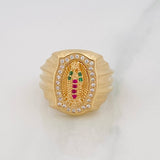Anillo Virgen Guadalupe 6.3g / T6 3/4 Oro Amarillo 18K