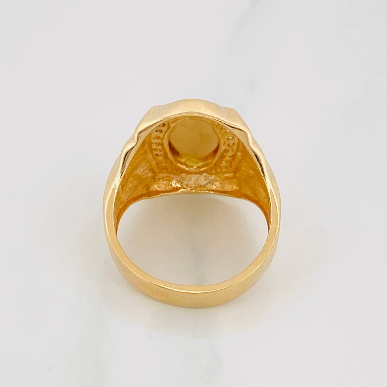 Anillo Virgen Guadalupe 6.3g / T6 3/4 Oro Amarillo 18K
