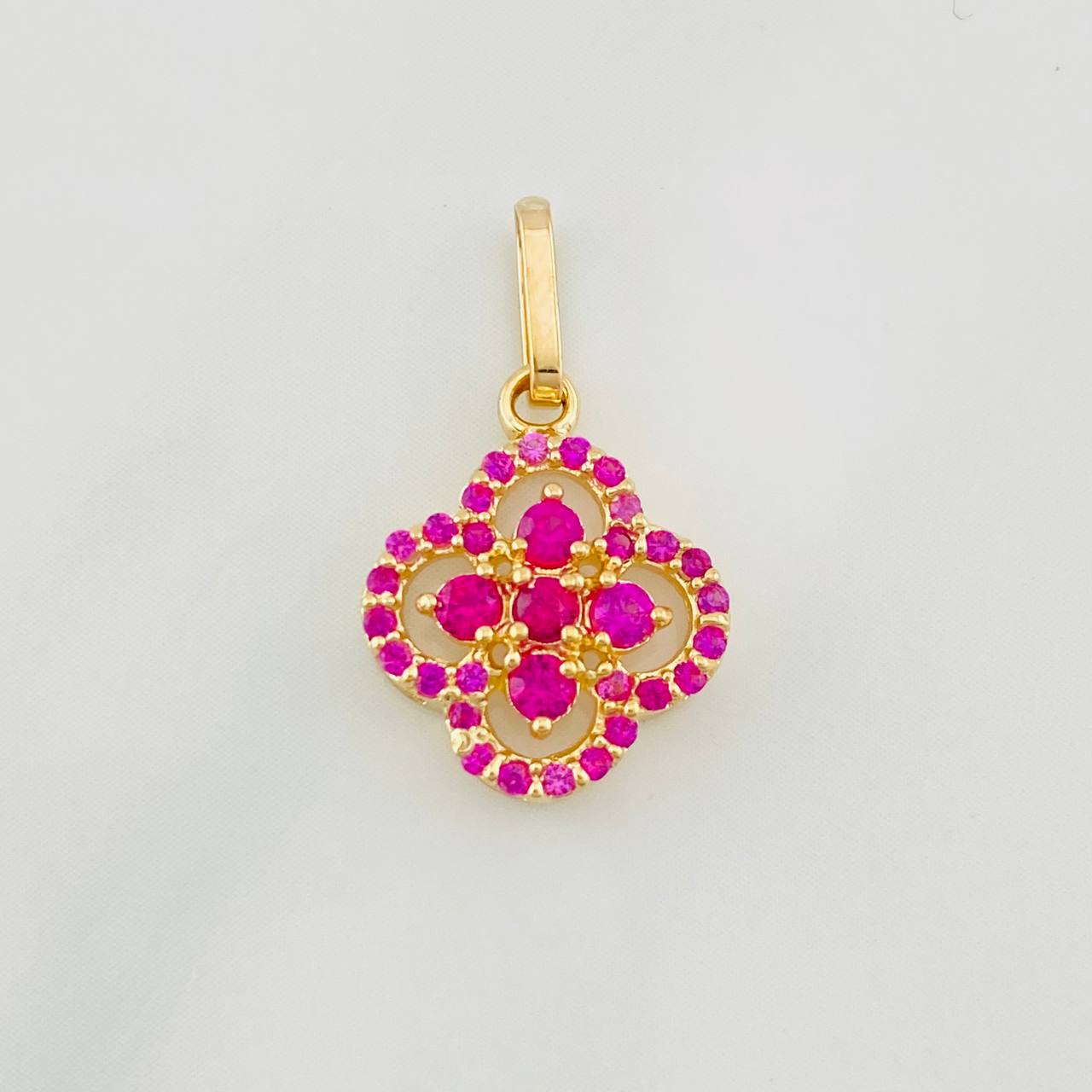 Dije Trebol 1.45g / 3/4 in Oro Amarillo 18K