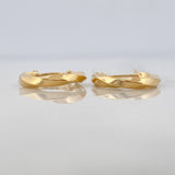 Candongas Kari 1.1 g / 1/2 in Oro Amarillo 18K
