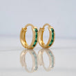 Carril Hoop Earrings 0.75 g / 1/2 in 18K Yellow Gold