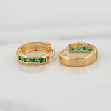 Carril Hoop Earrings 0.75 g / 1/2 in 18K Yellow Gold