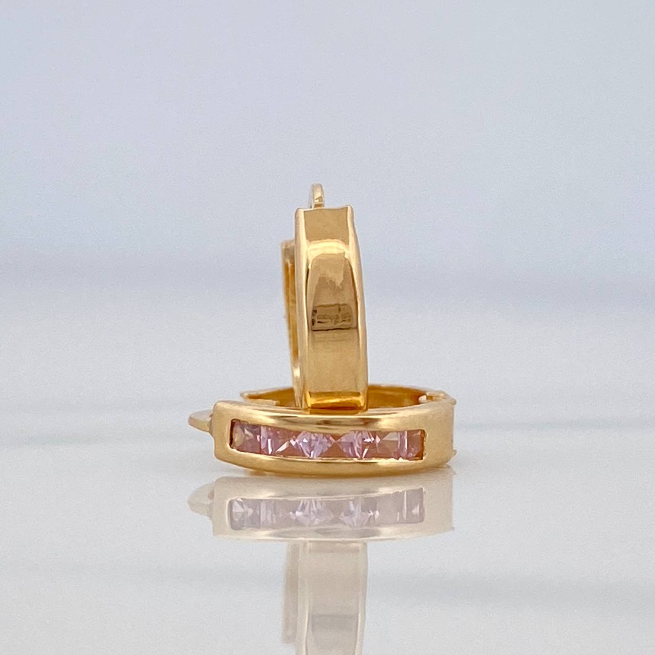 Carril Hoop Earrings 0.85 g / 1/2 in 18K Yellow Gold