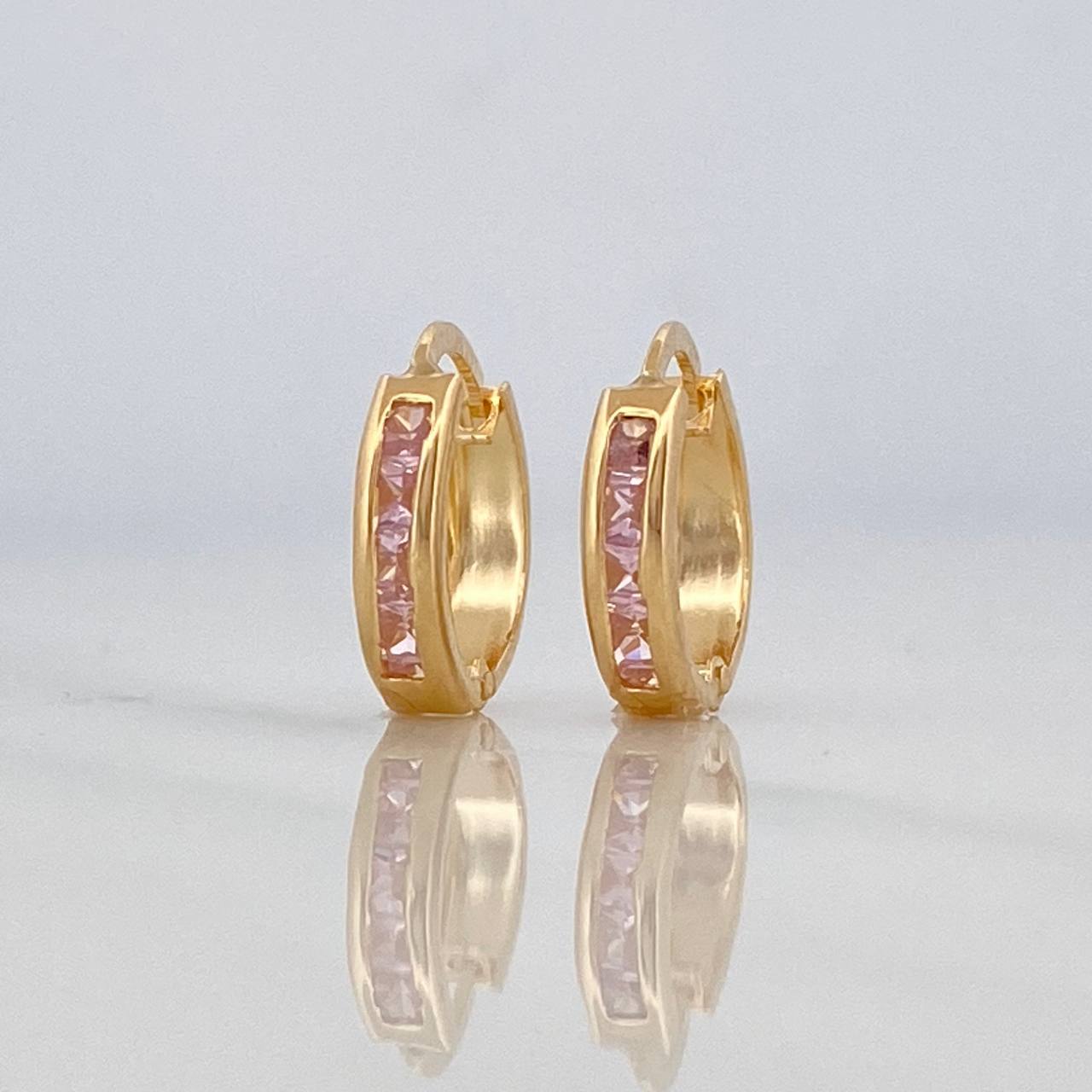 Carril Hoop Earrings 0.85 g / 1/2 in 18K Yellow Gold