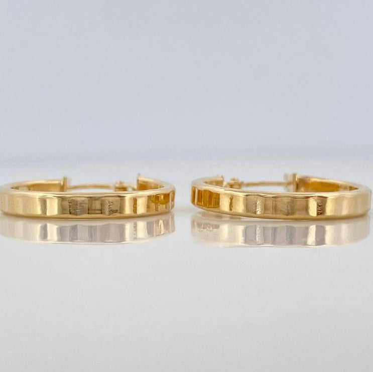 Somi Hoop Earrings 1.75 g / 3/4 in 18K Yellow Gold