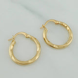 Hoop Earrings Mai 1.45 g / 3/4 in Yellow Gold 18K